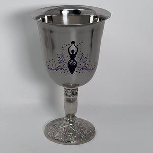 Chalice (Stainless Steel) - Moon Goddess