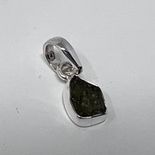Load image into Gallery viewer, Moldavite Pendant (Sterling Silver) - 2 sizes
