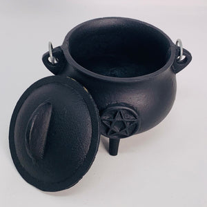Cauldron - Cast Iron Black Pentacle (Large)