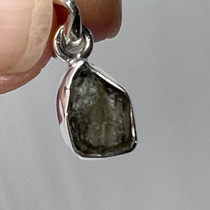 Moldavite Pendant (Sterling Silver) - 2 sizes