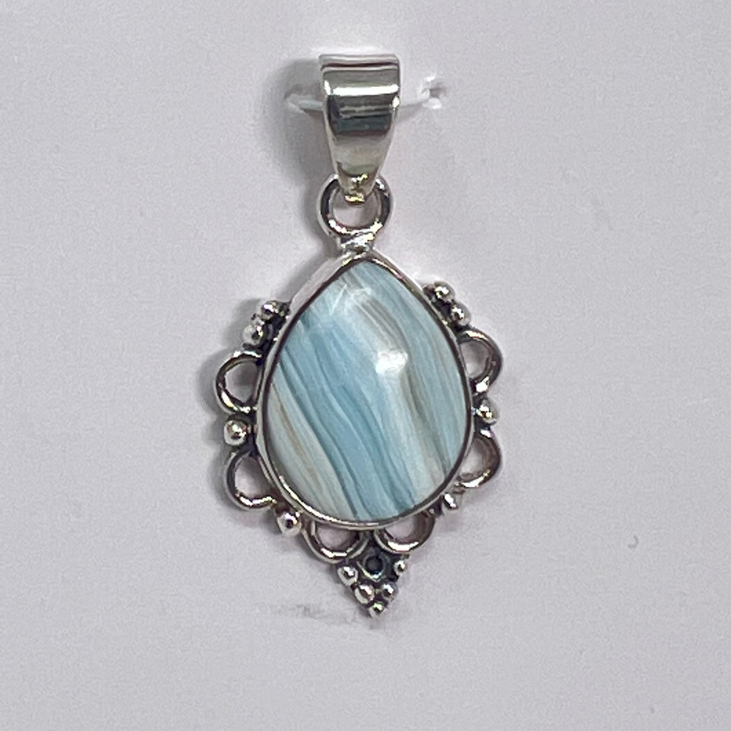 Pendant - Blue Aragonite