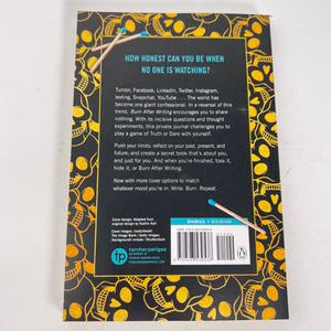 Journal - Burn After Writing (Skulls)