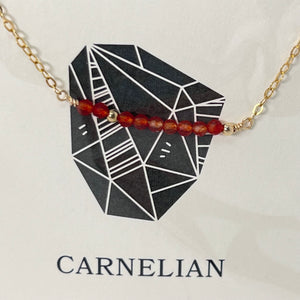 Carnelian Necklace by Eleven Love