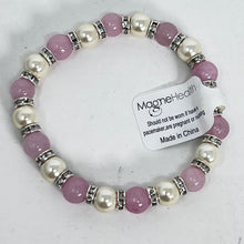 Load image into Gallery viewer, Magnetic Bracelet - Rose Quartz
