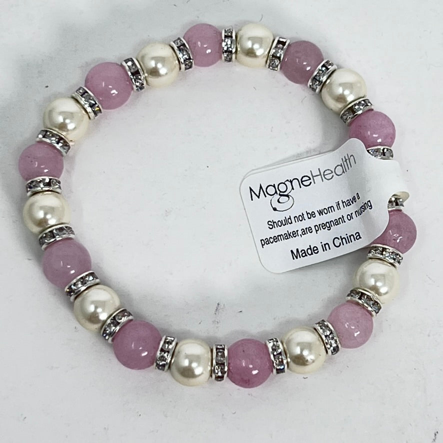 Magnetic Bracelet - Rose Quartz