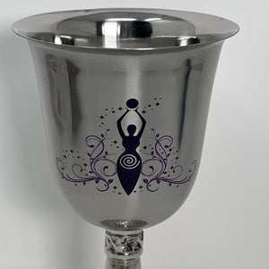 Chalice (Stainless Steel) - Moon Goddess