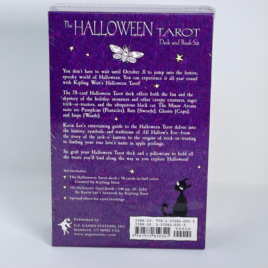 Halloween Tarot Deck and Book Set
