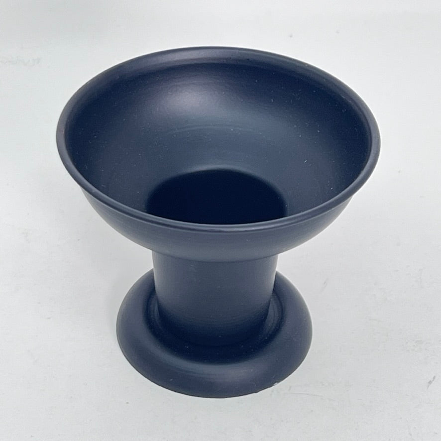 Pillar Candle Holder - Black Metal