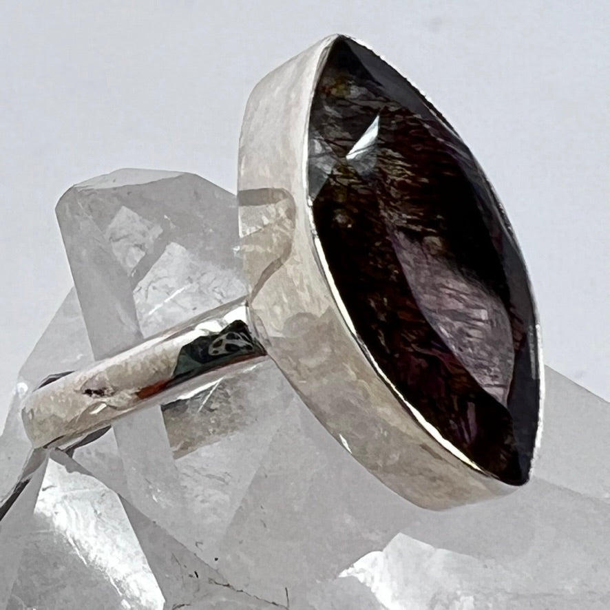 Ring - Tourmalinated Quartz - Size 9