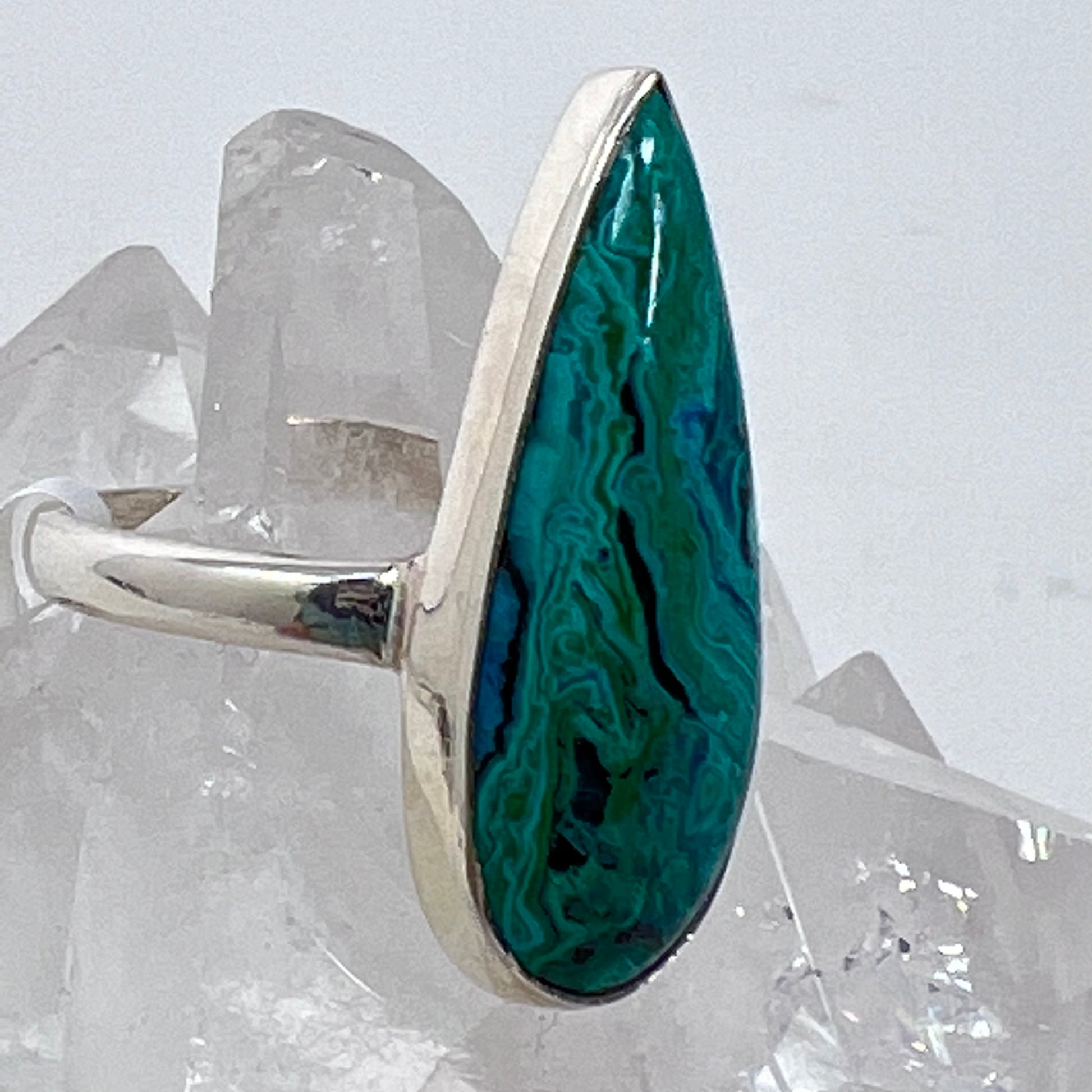 Ring - Azurite & Malachite - Size 9