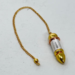 Pendulum - Silver/Brass Bullet with Copper Ring