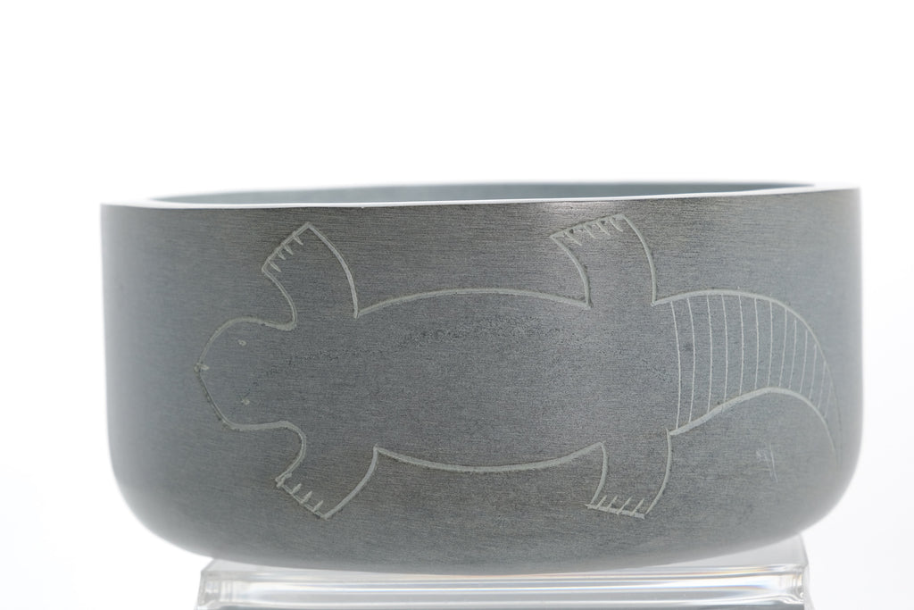 Soapstone Gecko Bowl
