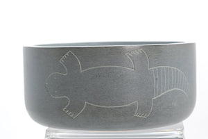 Soapstone Gecko Bowl