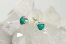 Load image into Gallery viewer, Earrings - Turquoise (triangle)
