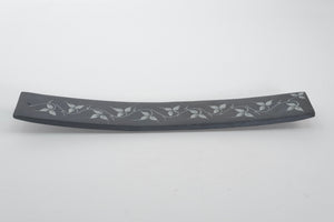Soapstone Incense Holder - Carved Leaf