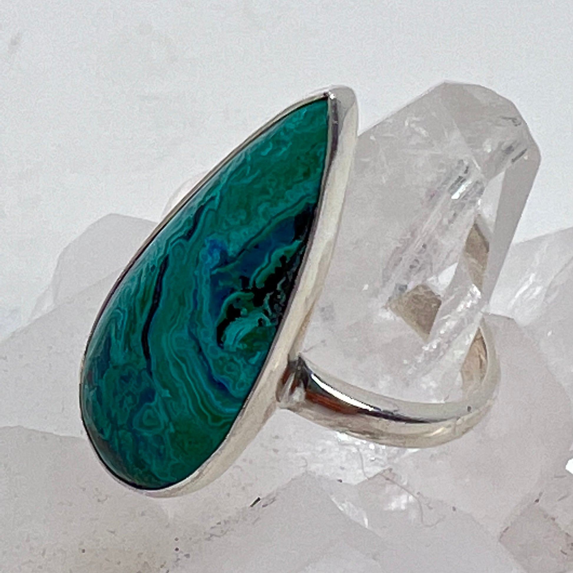 Ring - Azurite & Malachite - Size 9