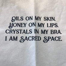 Load image into Gallery viewer, Tote Bag - I Am Sacred Space
