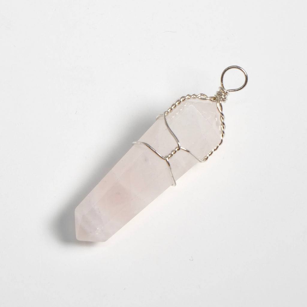 Wire Wrapped Crystal Pendant (18 Options)