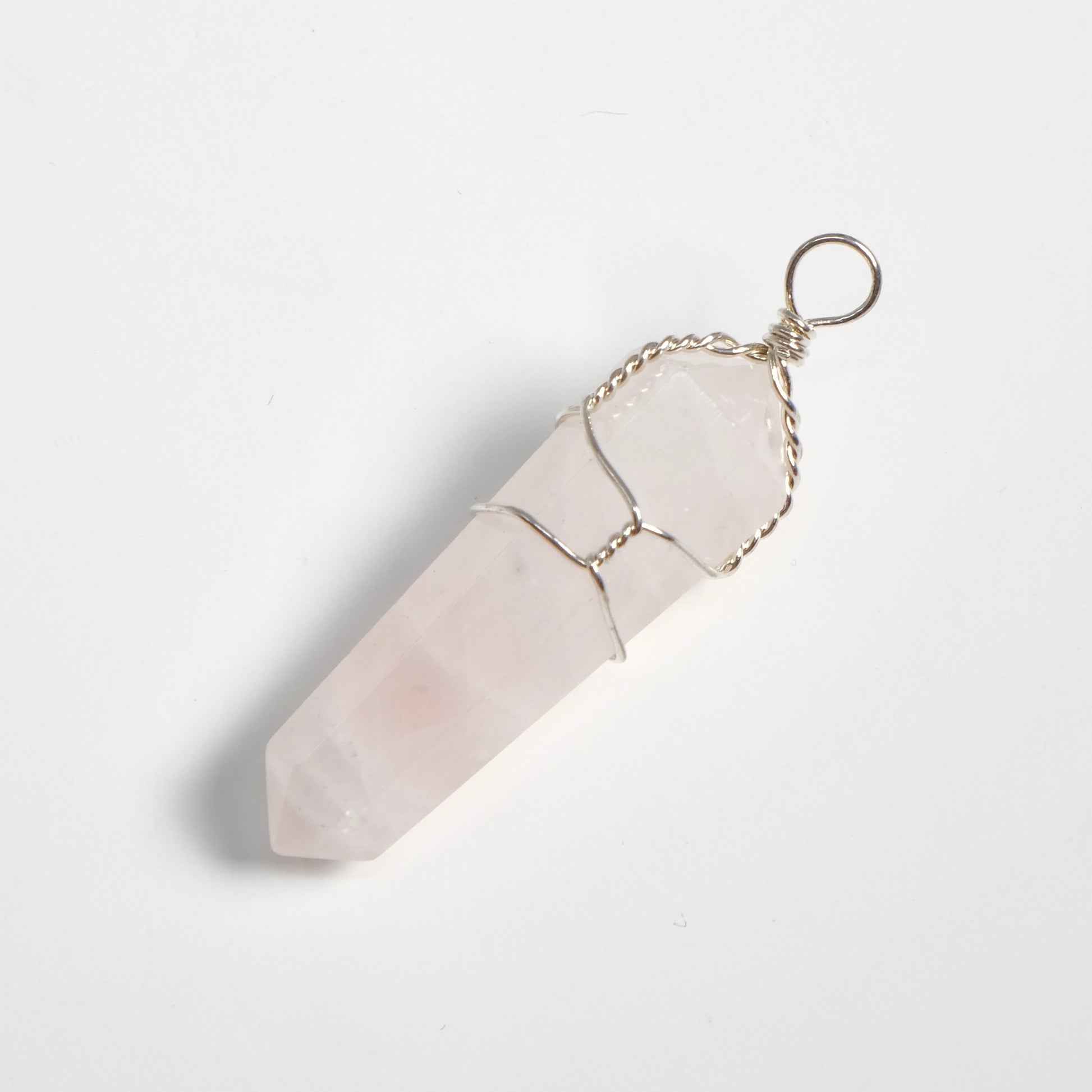 Wire Wrapped Crystal Pendant (18 Options)