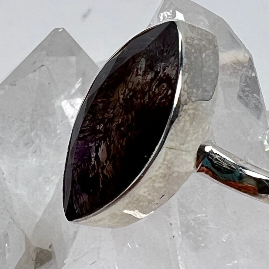 Ring - Tourmalinated Quartz - Size 9