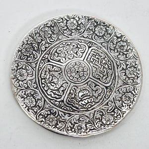 Metal Incense Holder "Asta Mangala" (Domed)