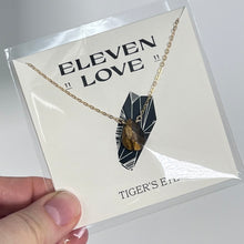 Load image into Gallery viewer, Tigers Eye Necklace by Eleven Love
