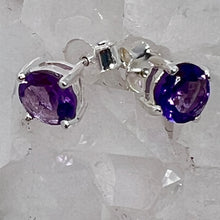 Load image into Gallery viewer, Earrings - Amethyst Studs (3 options)
