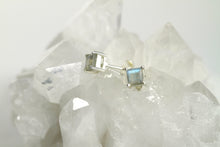 Load image into Gallery viewer, Earrings - Moonstone (square)
