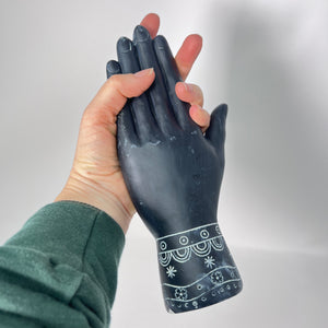 Black Hamsa Hand