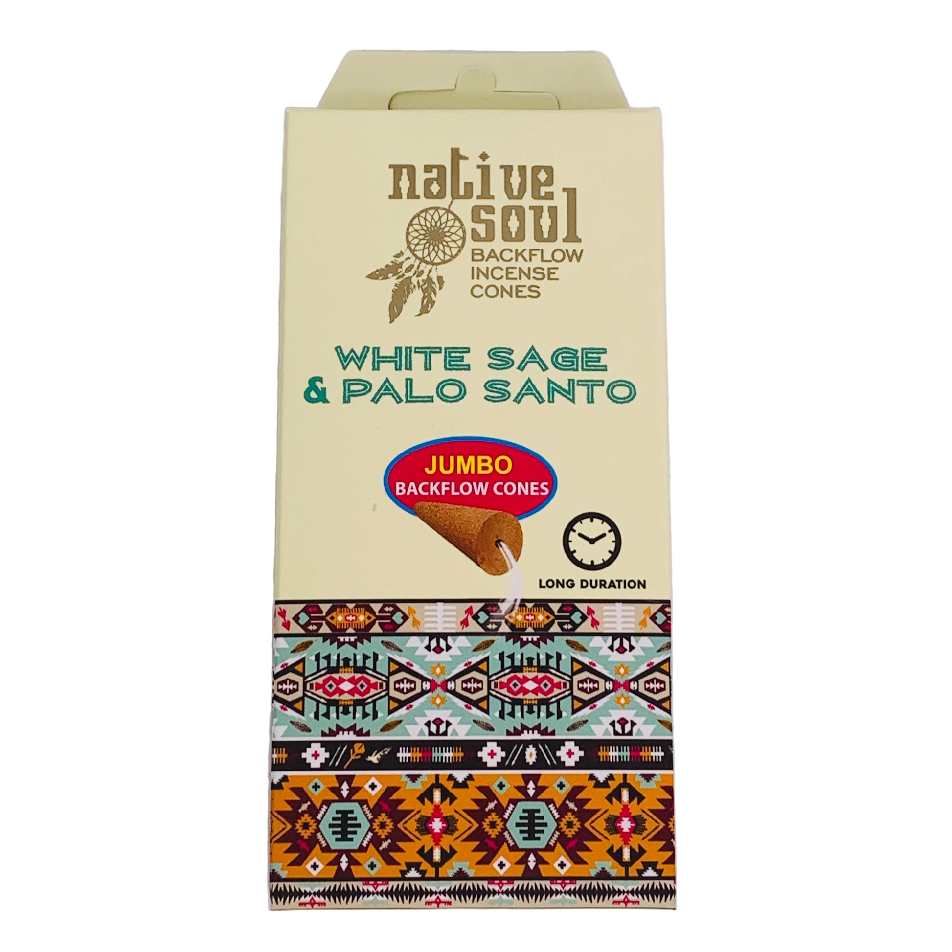 Backflow Cone Incense - White Sage & Palo Santo