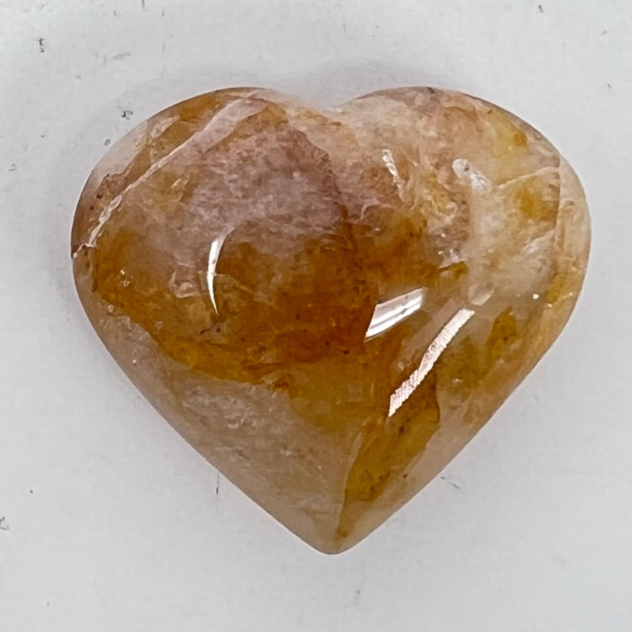 Hematoid Quartz Heart