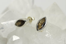 Load image into Gallery viewer, Earrings - Smoky Quartz (Eye)
