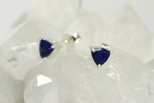 Load image into Gallery viewer, Earrings - Lapis Lazuli (triangle)
