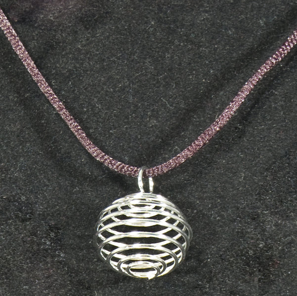 Jewelry Cage with Black Cord