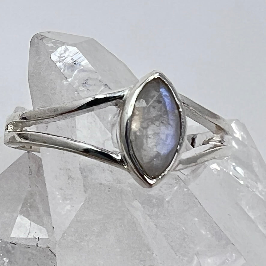 Ring - Rainbow Moonstone - Size 7