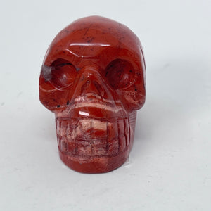 Crystal Skull - Red Jasper