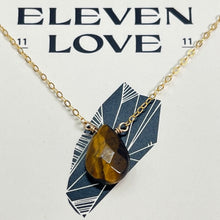 Load image into Gallery viewer, Tigers Eye Necklace by Eleven Love
