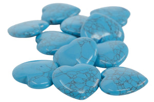 Turquoise Howlite Mini Heart