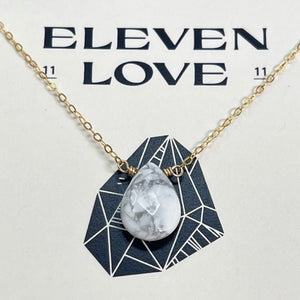 Howlite Necklace by Eleven Love