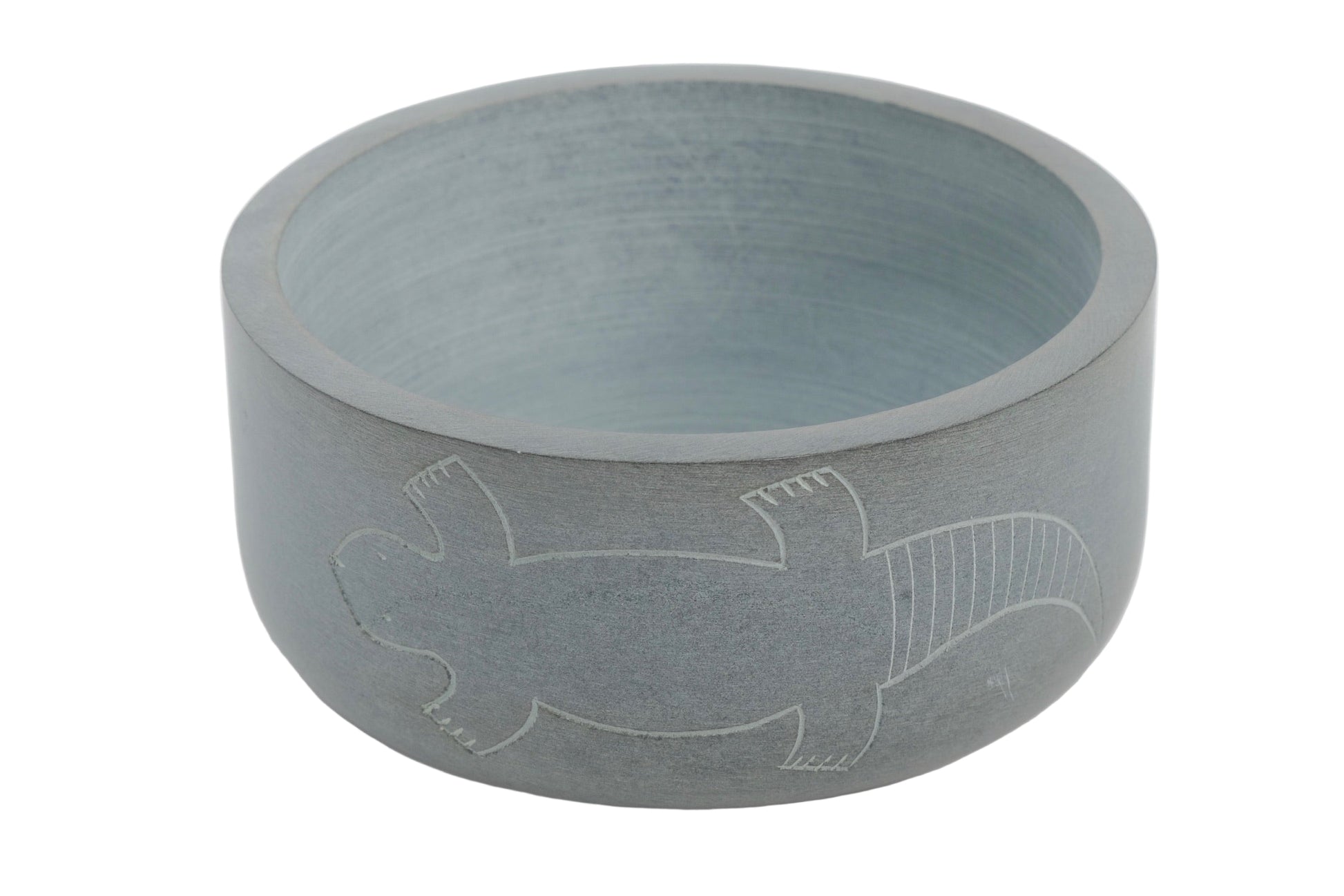 Soapstone Gecko Bowl