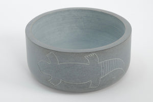 Soapstone Gecko Bowl