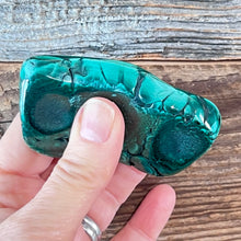 Load image into Gallery viewer, Malachite - Large Palm sized piece
