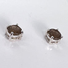 Load image into Gallery viewer, Earrings - Smoky Quartz (round)
