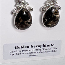 Load image into Gallery viewer, Earrings - Golden Seraphinite
