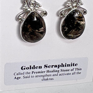 Earrings - Golden Seraphinite