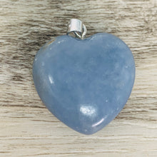 Load image into Gallery viewer, Pendant - Heart (Angelite/Orchid Calcite/African Turquoise)
