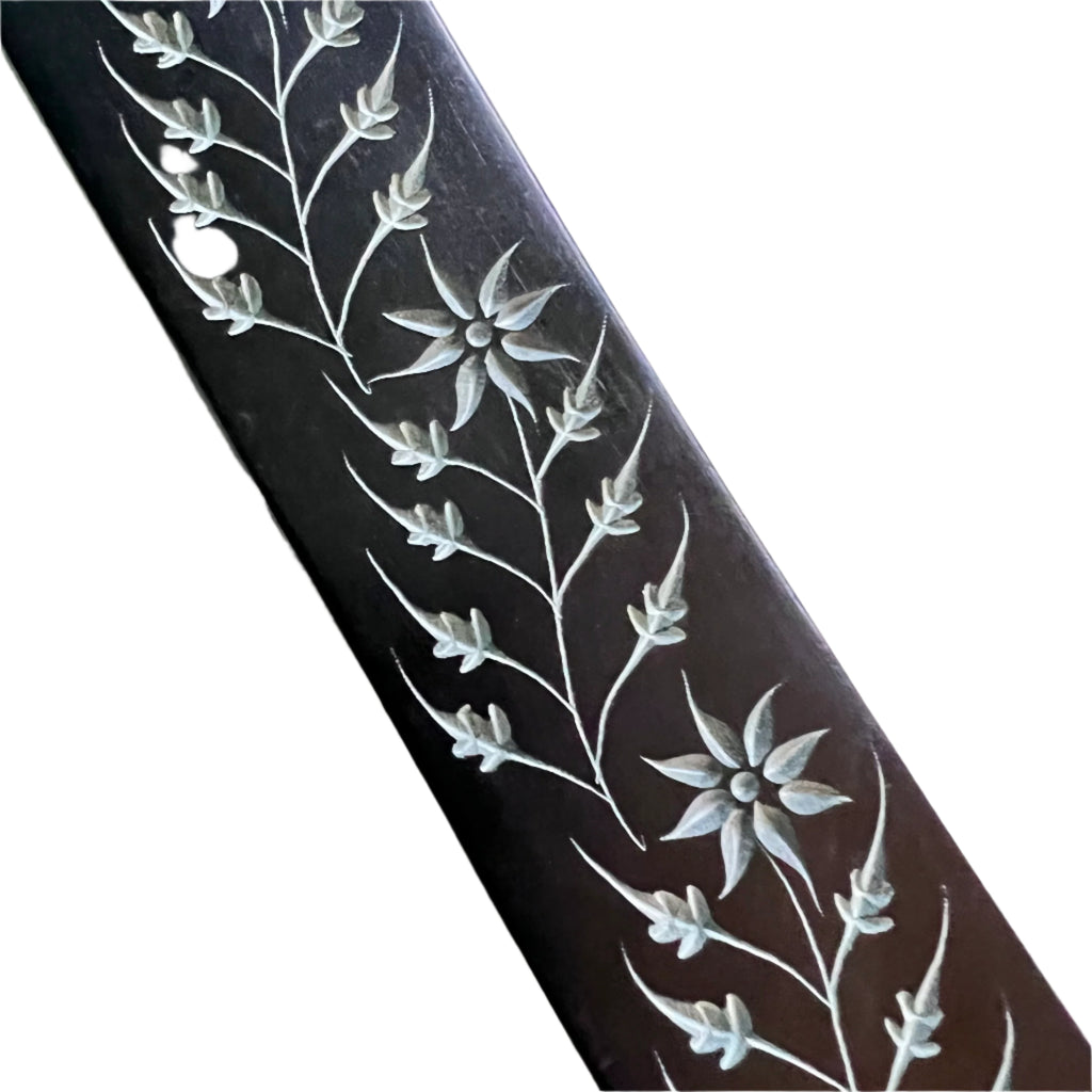 Soapstone Incense Holder - Carved Flower