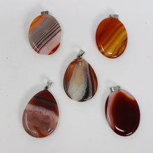 Load image into Gallery viewer, Pendant - Carnelian Flat
