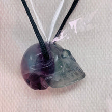 Load image into Gallery viewer, Skull Pendant on Black Cord (Various)
