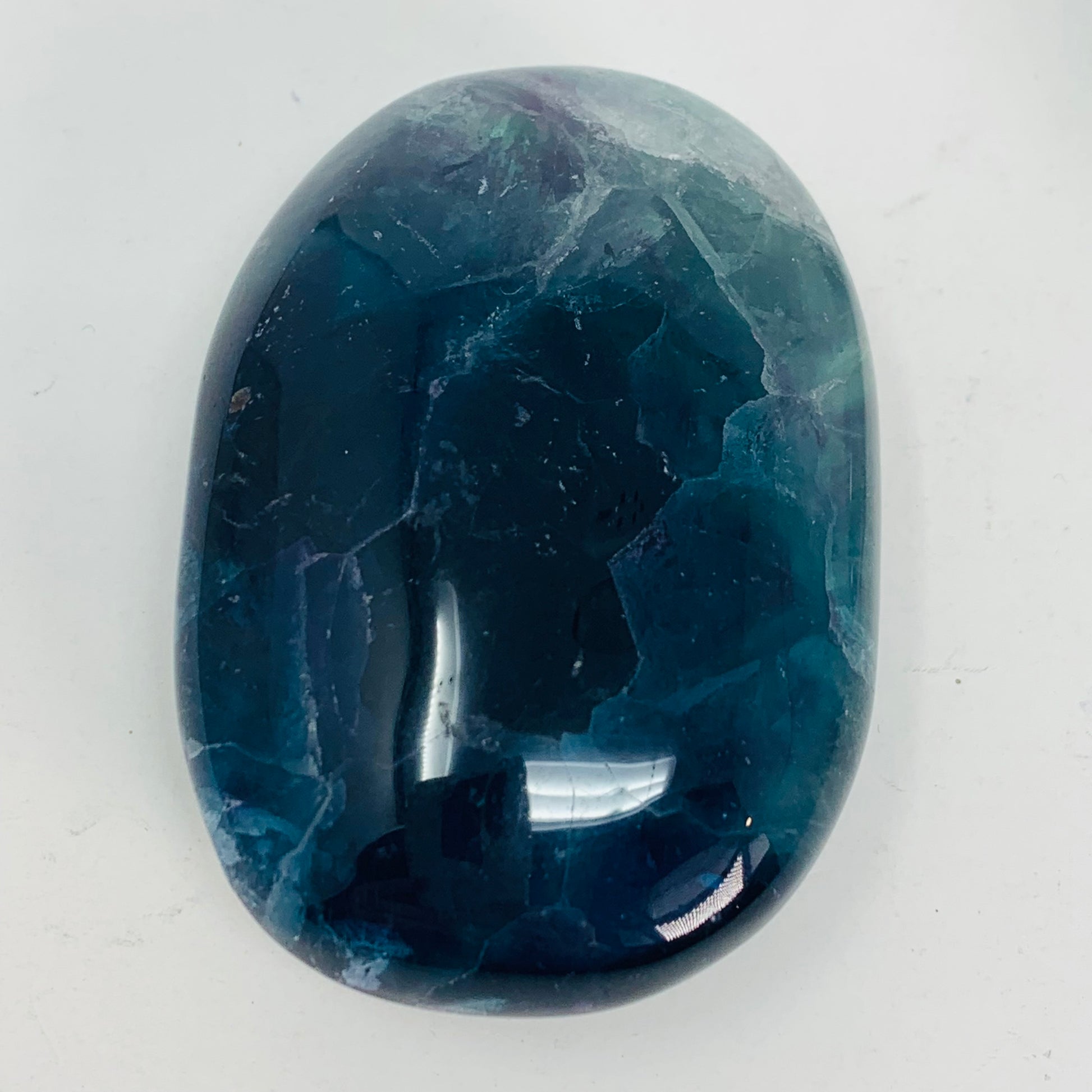 Fluorite Palm Stone (Medium & Large)